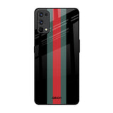 Vertical Stripes Realme 7 Pro Glass Back Cover Online