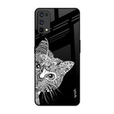 Kitten Mandala Realme 7 Pro Glass Back Cover Online