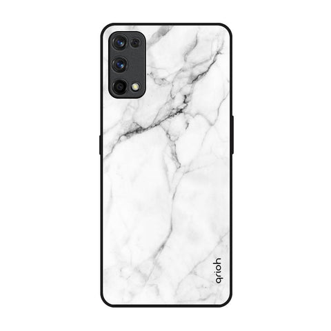 Modern White Marble Realme 7 Pro Glass Back Cover Online