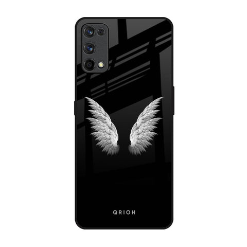 White Angel Wings Realme 7 Pro Glass Back Cover Online