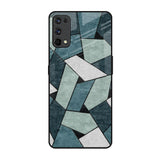 Abstact Tiles Realme 7 Pro Glass Back Cover Online
