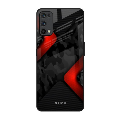 Modern Camo Abstract Realme 7 Pro Glass Back Cover Online