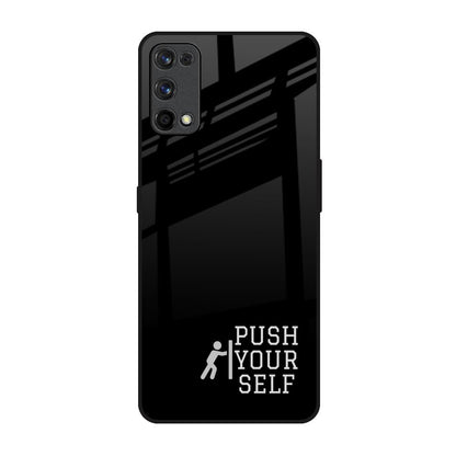 Push Your Self Realme 7 Pro Glass Back Cover Online
