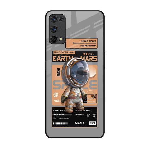 Space Ticket Realme 7 Pro Glass Back Cover Online