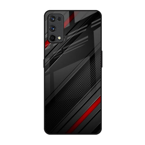 Modern Abstract Realme 7 Pro Glass Back Cover Online