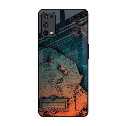 Geographical Map Realme 7 Pro Glass Back Cover Online