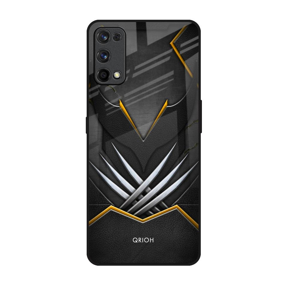 Black Warrior Realme 7 Pro Glass Back Cover Online