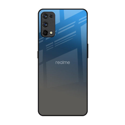 Blue Grey Ombre Realme 7 Pro Glass Back Cover Online