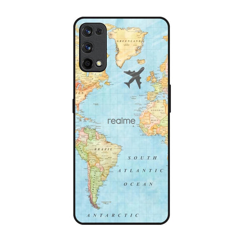 Fly Around The World Realme 7 Pro Glass Back Cover Online