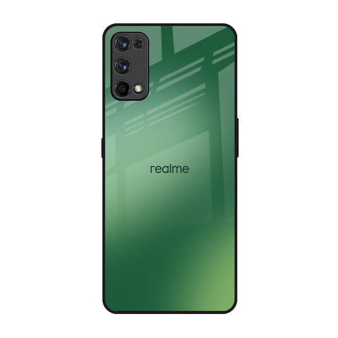 Green Grunge Texture Realme 7 Pro Glass Back Cover Online