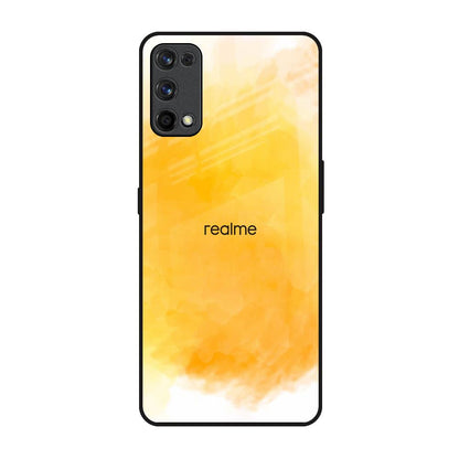 Rustic Orange Realme 7 Pro Glass Back Cover Online