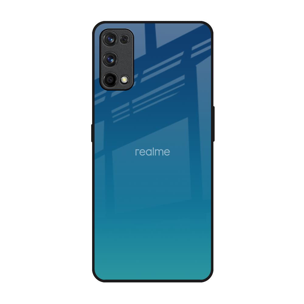 Celestial Blue Realme 7 Pro Glass Back Cover Online