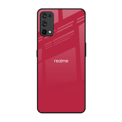 Solo Maroon Realme 7 Pro Glass Back Cover Online