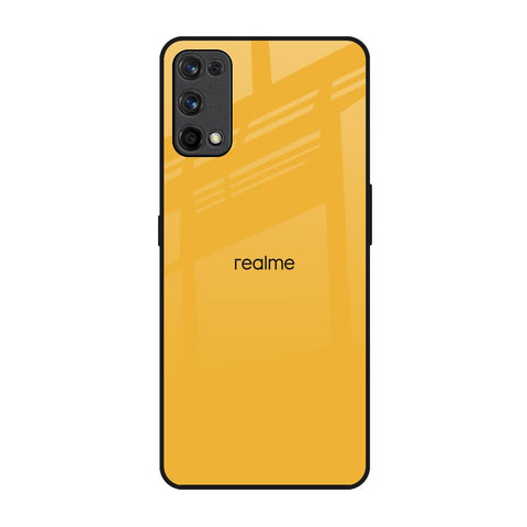 Fluorescent Yellow Realme 7 Pro Glass Back Cover Online