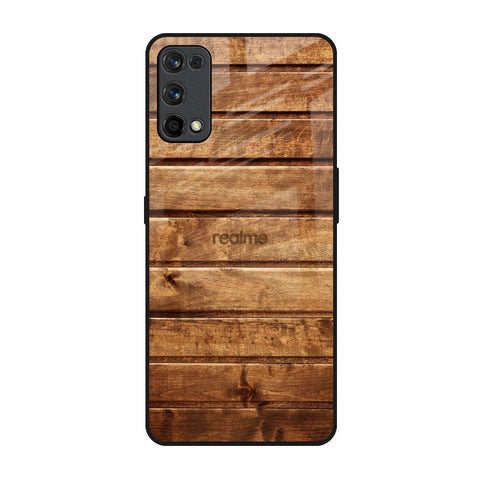 Wooden Planks Realme 7 Pro Glass Back Cover Online