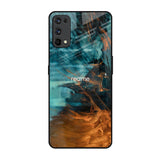 Golden Splash Realme 7 Pro Glass Back Cover Online