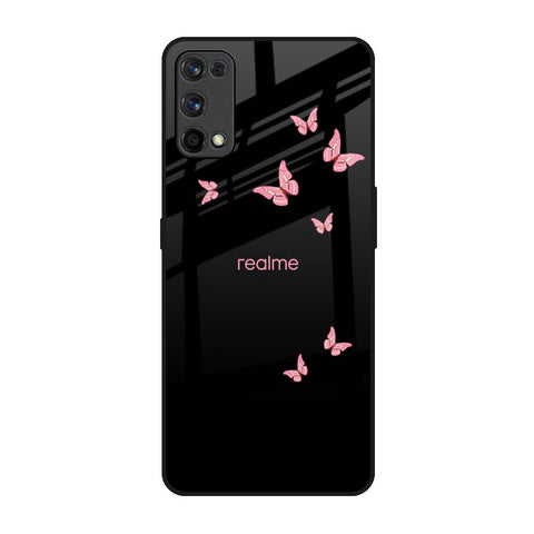 Fly Butterfly Realme 7 Pro Glass Back Cover Online