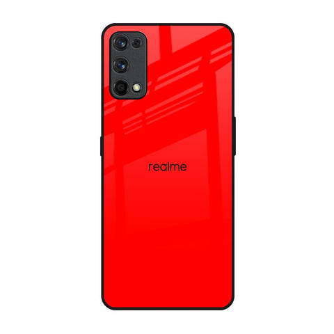 Blood Red Realme 7 Pro Glass Back Cover Online