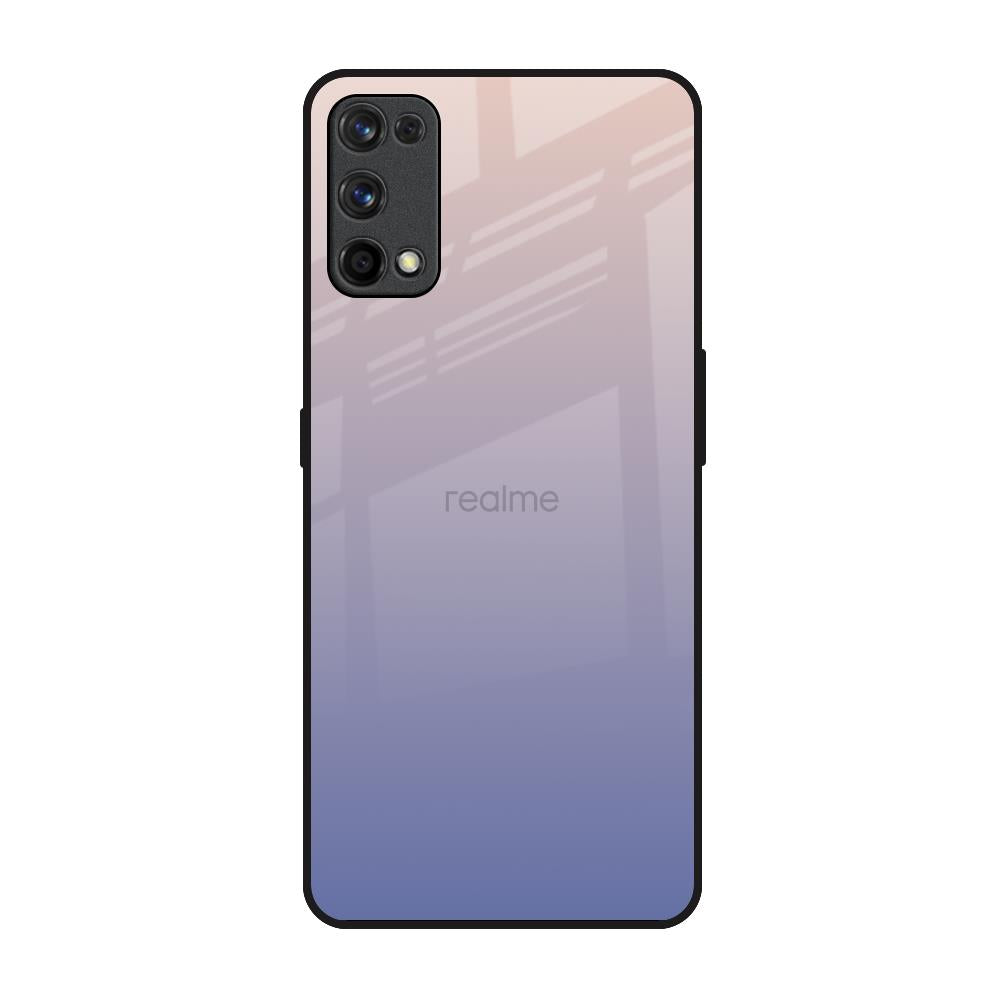 Rose Hue Realme 7 Pro Glass Back Cover Online