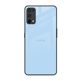 Pastel Sky Blue Realme 7 Pro Glass Back Cover Online