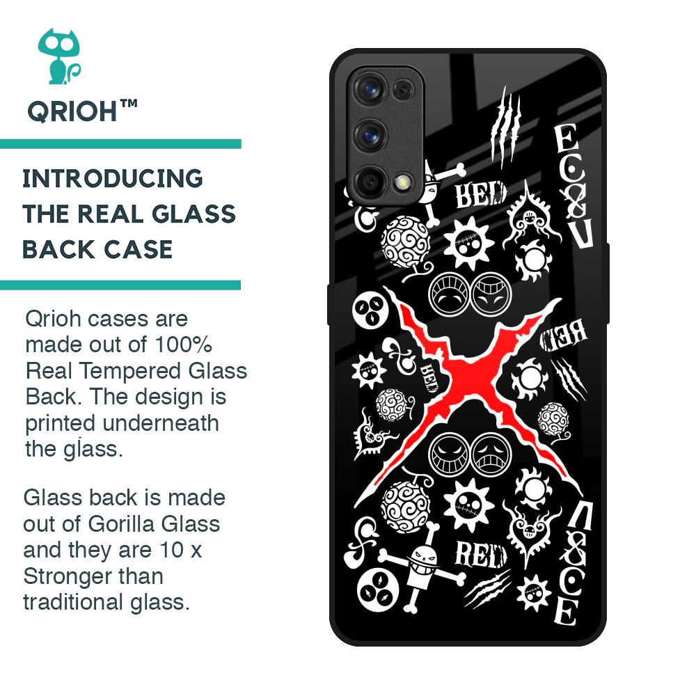 Red Zone Glass Case for Realme 7 Pro