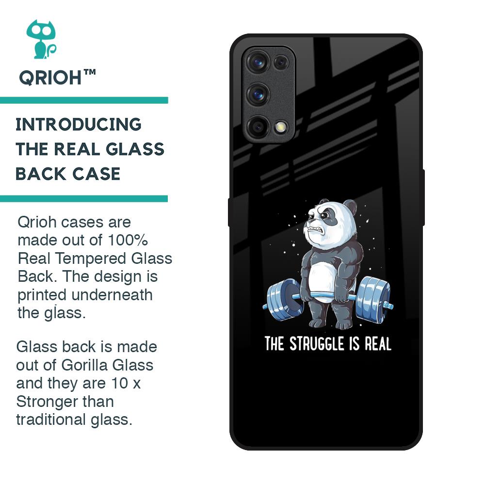 Real Struggle Glass Case for Realme 7 Pro