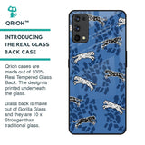 Blue Cheetah Glass Case for Realme 7 Pro