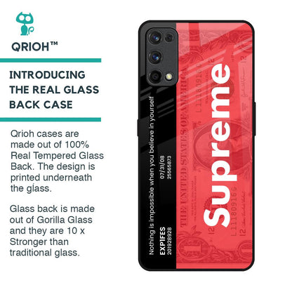 Supreme Ticket Glass Case for Realme 7 Pro
