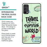 Travel Stamps Glass Case for Realme 7 Pro