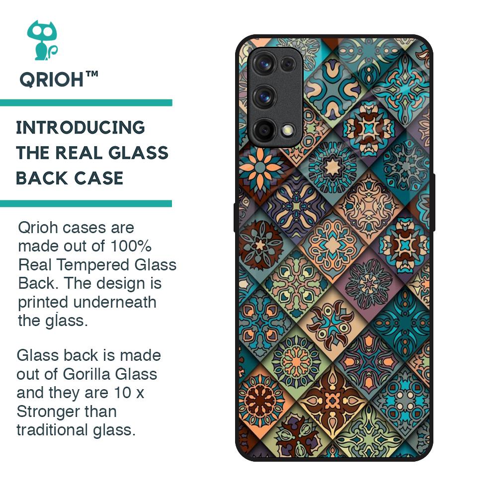 Retro Art Glass Case for Realme 7 Pro