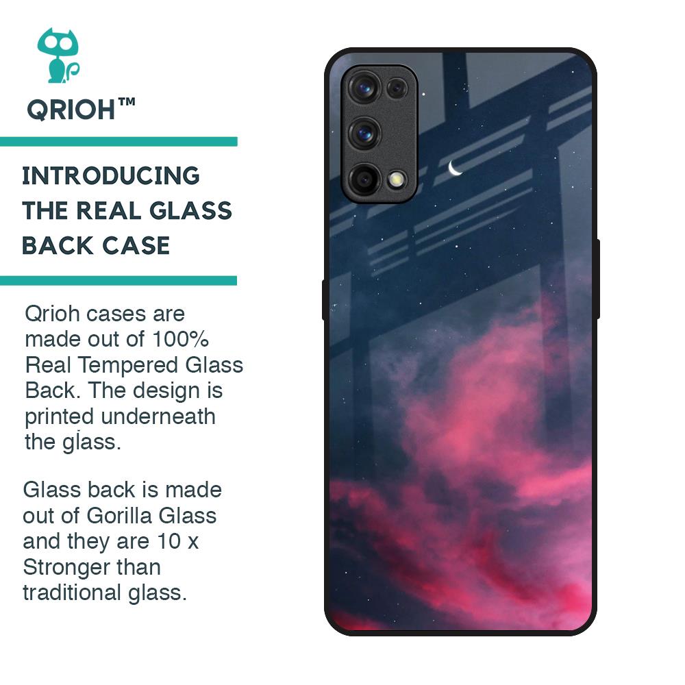 Moon Night Glass Case For Realme 7 Pro