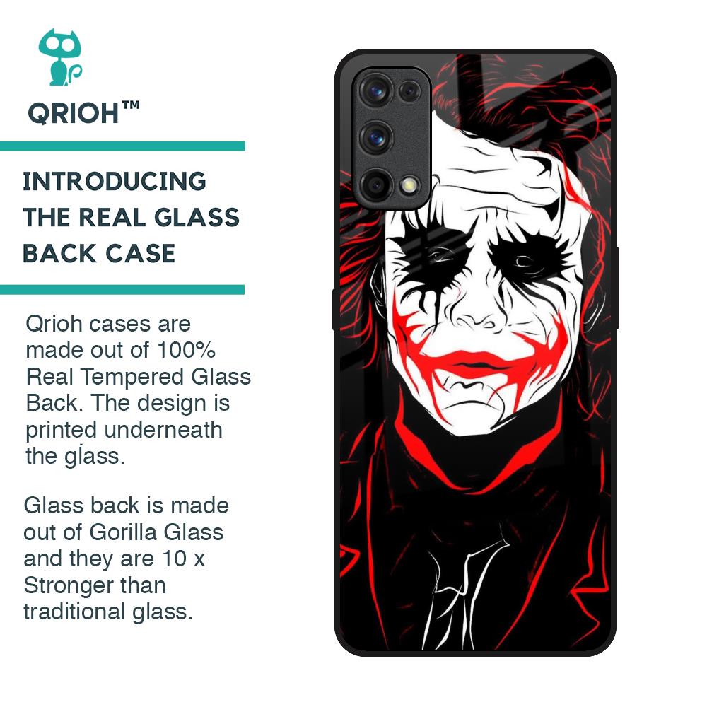Life In Dark Glass Case For Realme 7 Pro