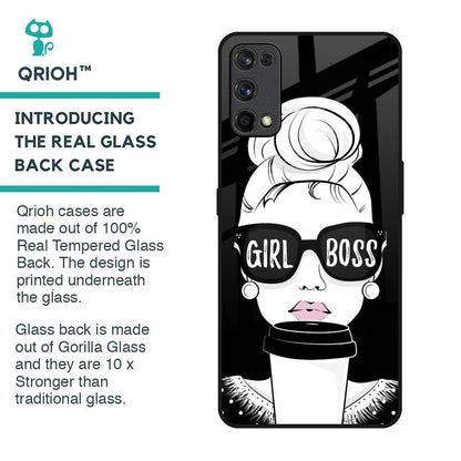 Girl Boss Glass Case For Realme 7 Pro