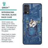 Kitty In Pocket Glass Case For Realme 7 Pro