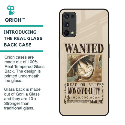 Luffy Wanted Glass Case for Realme 7 Pro
