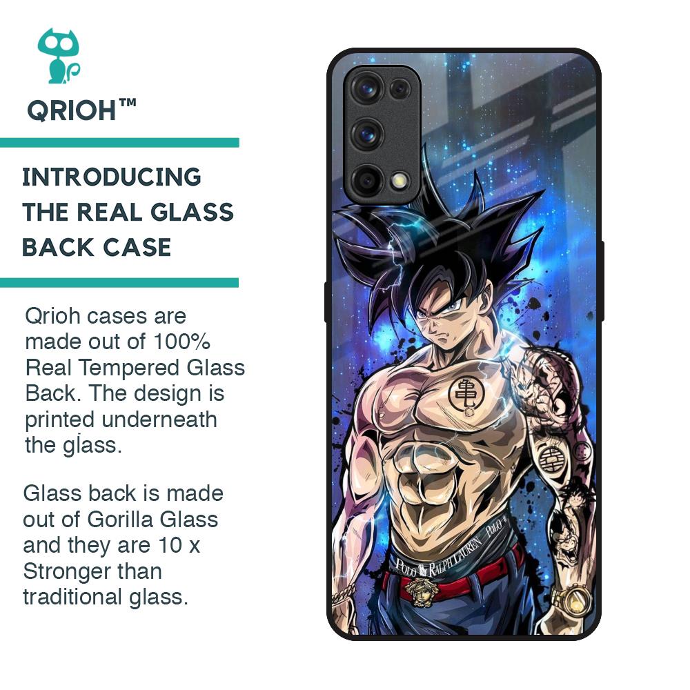 Branded Anime Glass Case for Realme 7 Pro