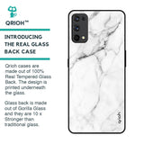 Modern White Marble Glass Case for Realme 7 Pro