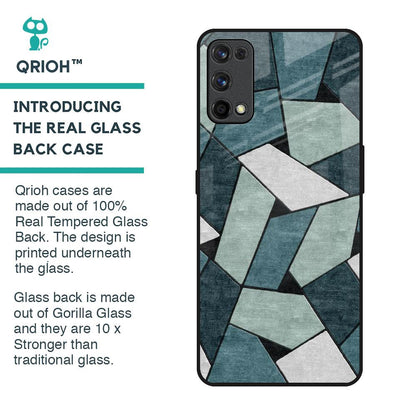 Abstact Tiles Glass Case for Realme 7 Pro