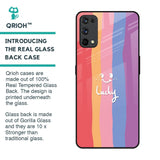 Lucky Abstract Glass Case for Realme 7 Pro