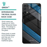 Multicolor Wooden Effect Glass Case for Realme 7 Pro