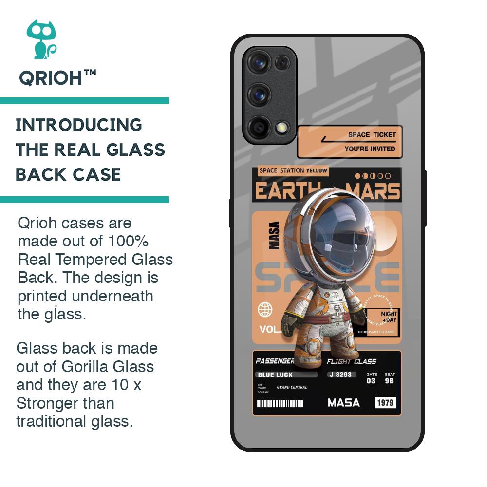 Space Ticket Glass Case for Realme 7 Pro