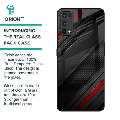 Modern Abstract Glass Case for Realme 7 Pro