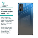Blue Grey Ombre Glass Case for Realme 7 Pro