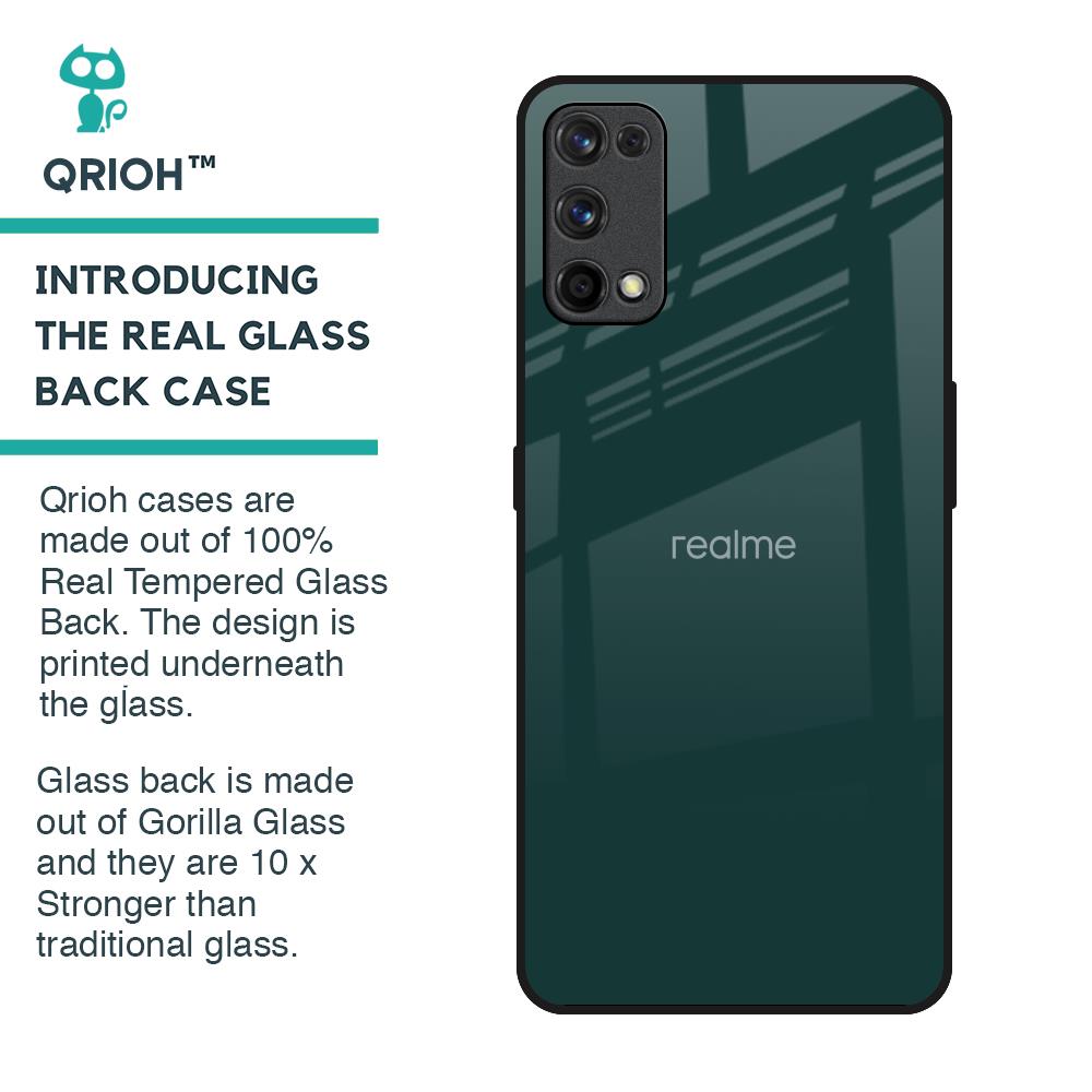Olive Glass Case for Realme 7 Pro