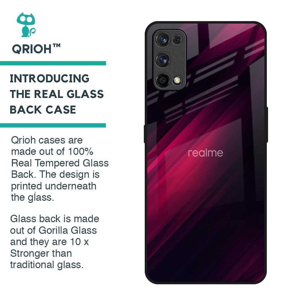 Razor Black Glass Case for Realme 7 Pro