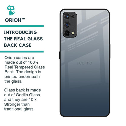 Smokey Grey Color Glass Case For Realme 7 Pro