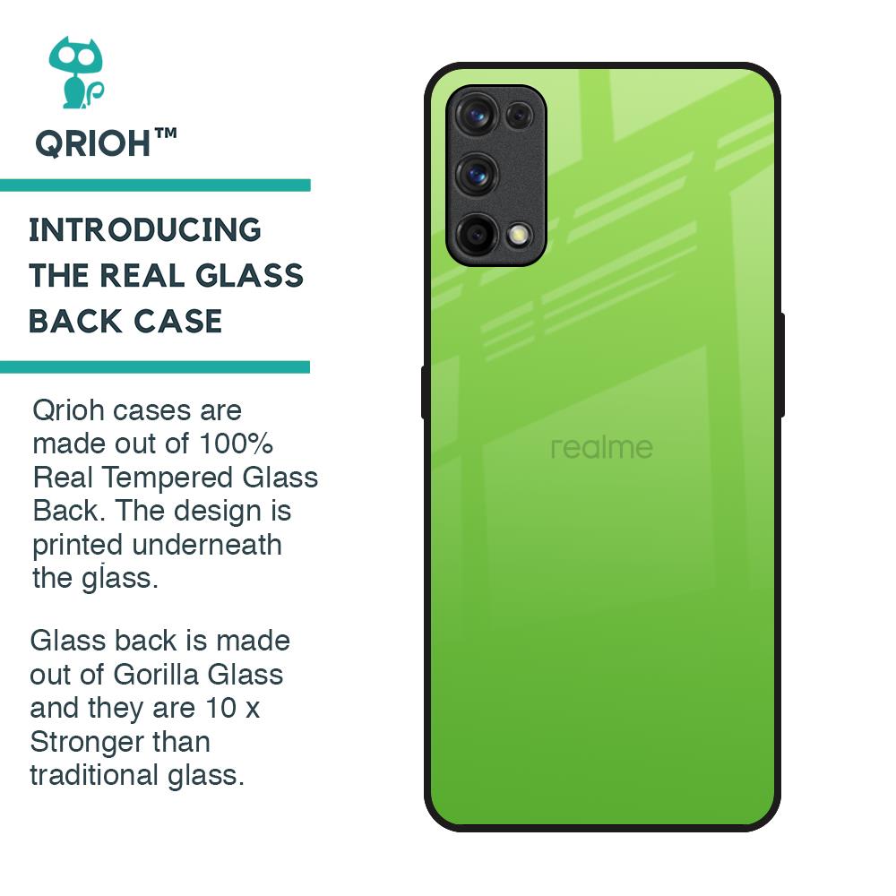 Paradise Green Glass Case For Realme 7 Pro