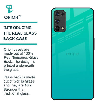 Cuba Blue Glass Case For Realme 7 Pro