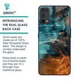 Golden Splash Glass Case for Realme 7 Pro