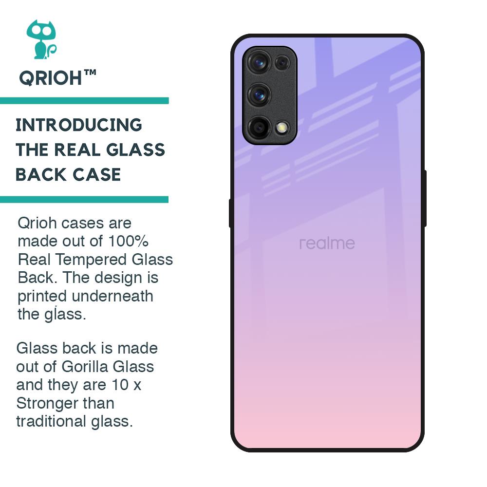 Lavender Gradient Glass Case for Realme 7 Pro